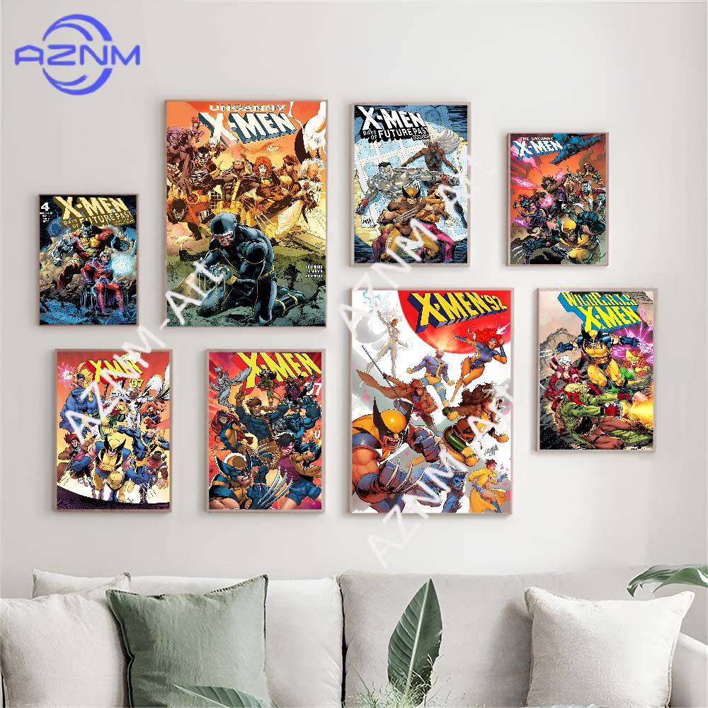Photography Anime - 1PC M-Marvel X-X-Men 애니메이션 영화 빈티지