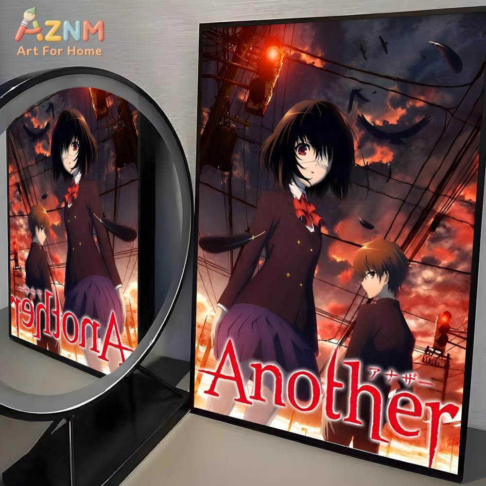 1pcs A-또 다른 클래식 일본 애니메이션 포스터 현 - Photography Anime 리뷰 및 가격