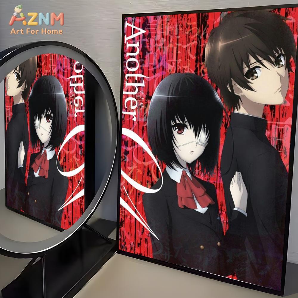 1pcs A-또 다른 클래식 일본 애니메이션 포스터 현 - Photography Anime 리뷰 및 가격
