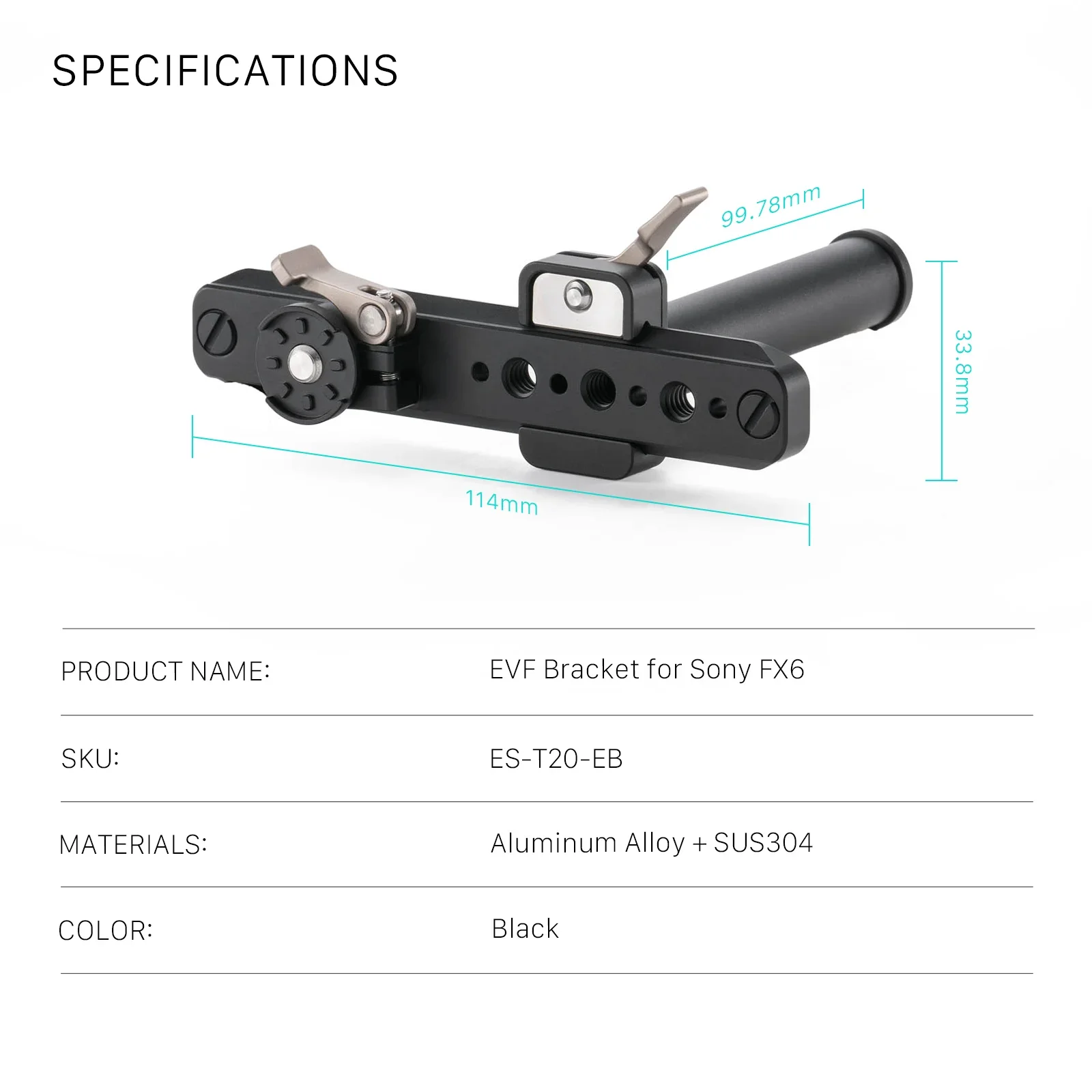 NATO 레일 및 기본 모니터 마운트를 통한 Sony  - Camera Cage Baseplate 리뷰 및 가격