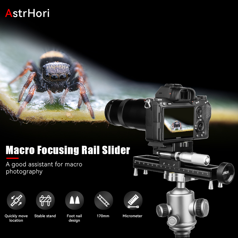 AstrHori 170MM 휴대용 알루미늄 합금 매크로 - Camera Slider Rail 리뷰 및 가격